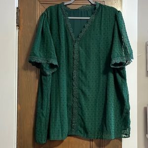 Dressy short sleeve top